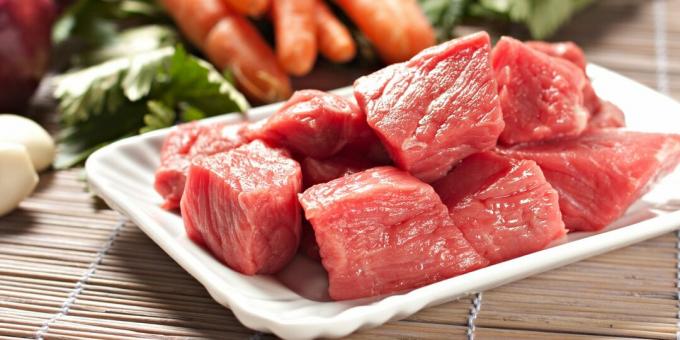 Kolik vařit hovězího masa: čerstvé maso