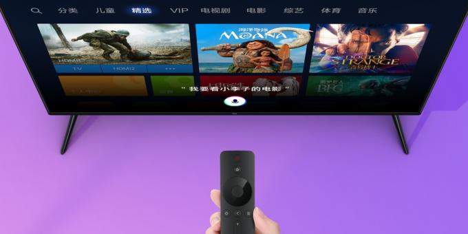 Xiaomi Mi TV 4S: dálkové