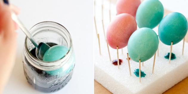 Jak malovat vejce: Stojany na vejce
