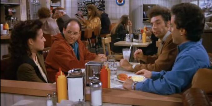 Záběr ze staré série Seinfeld