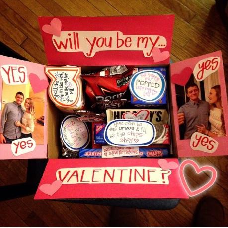 Dárky pro Valentýna: Box s bonbony