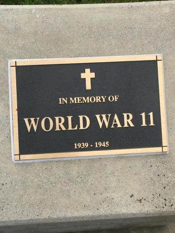 Pamětní deska druhé světové války