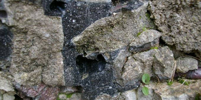 Ancient Civilization Technologies: Wall Fragment at Saint-Suzanne, Mayenne, France