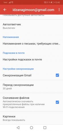 Gmail: Povolit automatické odpovědi