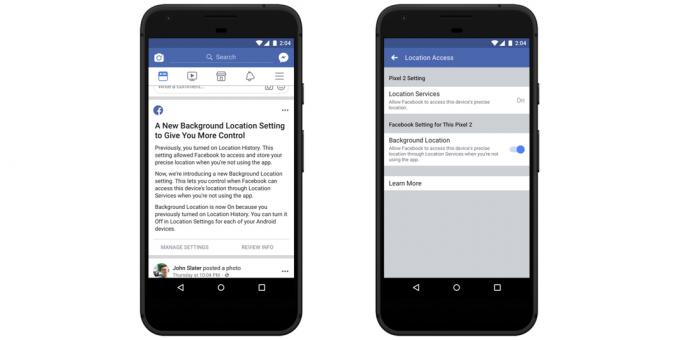 V zařízeních se systémem Android Facebook přijímá data geolokace, ale to může být zakázán
