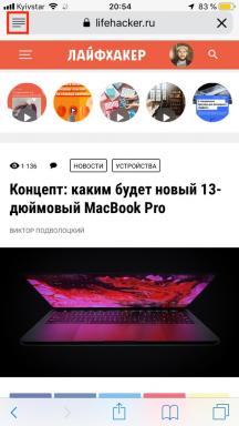 Jak povolit režim tmavé v Safari na iPhone