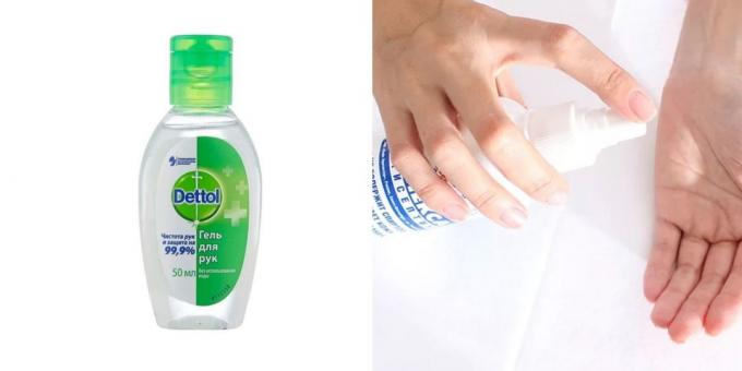 Čisticí gel ruční sanitizer