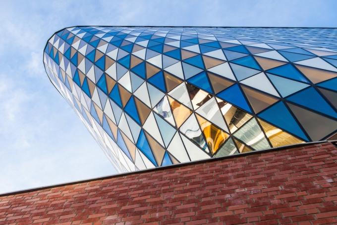 Evropská architektura: Aula Medica na Karolinska Institute švédské
