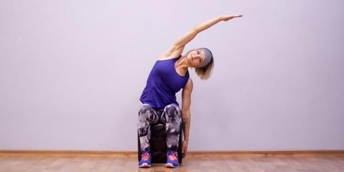 flexibilita cvičení: Boční ohyby