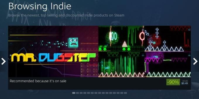 Postupujte podle indie hry mohou být ve službě Steam