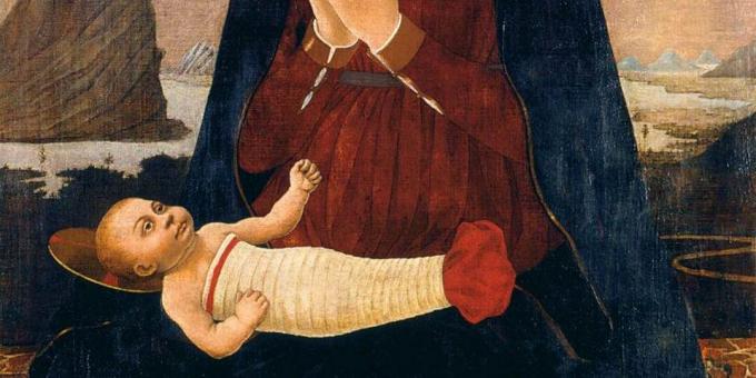 Děti středověku: „Madona s dítětem“, Alesso Baldovinetti