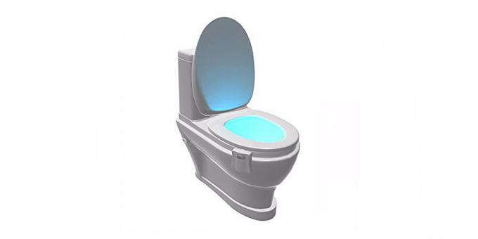 Podsvícení WC s pohybovým čidlem