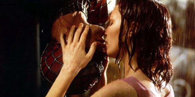 Filmové polibky: Mary Jane a Peter, Spider-Man