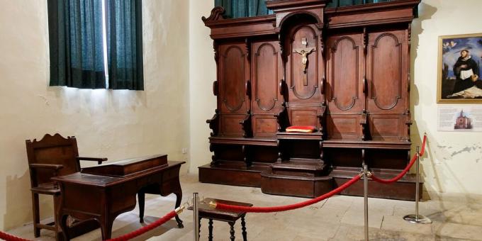 Inkvizice ve středověku: Tribunál v inkvizičním paláci ve Vittoriorose na Maltě