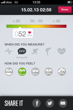 Runtastic Heart Rate - téměř perfektní měření tepové frekvence
