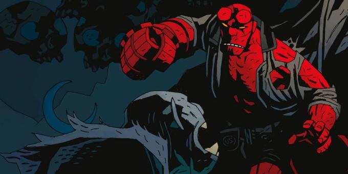 Hellboy: Hellboy pravá ruka je velmi rozsáhlá a z kamene