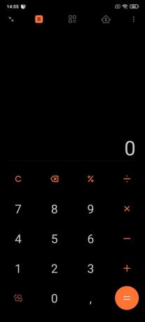 MIUI 12: kalkulačka