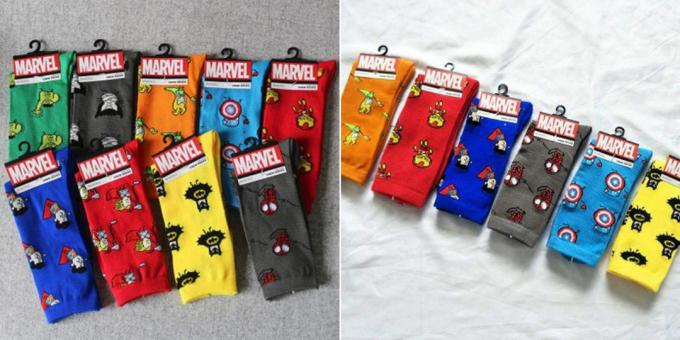 Ponožky pro komiksových fanoušků