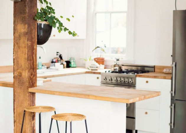 Malá kuchyně design: nábytek fotky