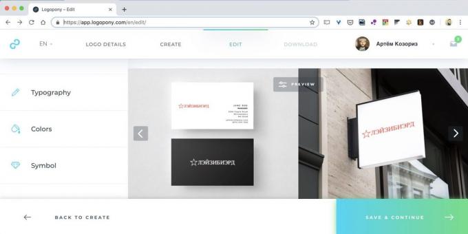 Jak vytvořit logo on-line na webových stránkách Logopony
