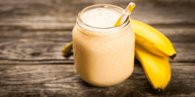 Protein třese doma: shake Classic banana protein