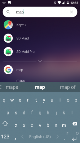 Evie Launcher: mapy