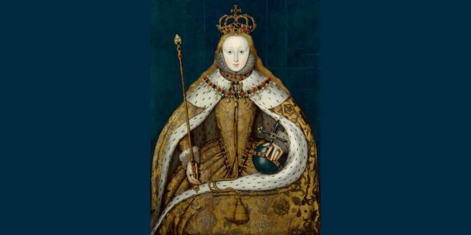Historie kosmetiky: „Queen Elizabeth I“, kopie obrazu ze 16. století. 