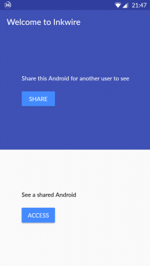 Inkwire ukázat svou obrazovku Android smartphone s ostatními uživateli