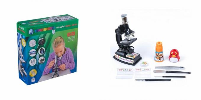 Co dát dívce k narozeninám po dobu 7 let: mikroskop