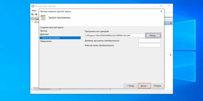 Jak přidat program do spuštění systému Windows 10: zadejte cestu k souboru exe