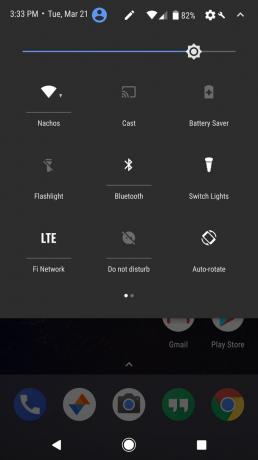 Android O: dark téma