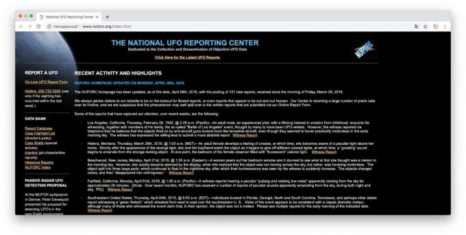 Národní UFO Reporting Center
