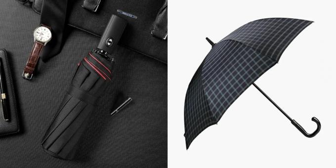 Narozeninový dárek pro manžela: kvalitní deštník
