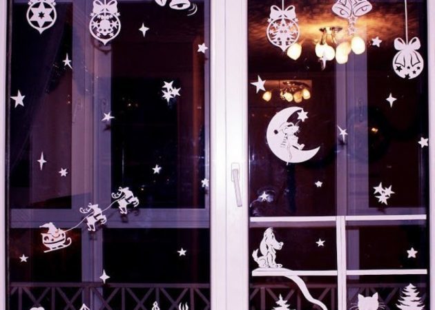 Jak vyzdobit dům na Silvestra: windows
