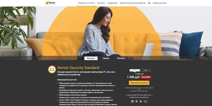 Firewally. Norton Security Standardní