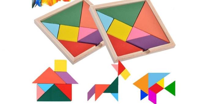 Vzdělávací hry pro děti od 6 let: tangram