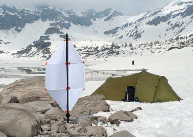 Přenosný Wind Generator Micro větrná turbína produkuje energii 24/7