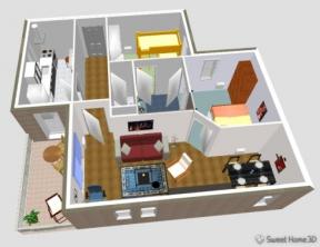 SweetHome3D - asistent nováček designér