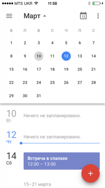 Kalendář Google pro nové iOS - co jste čekali