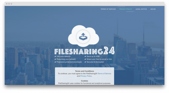 obrazovka FileSharing24