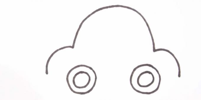Jak nakreslit auto: vyobrazit kola