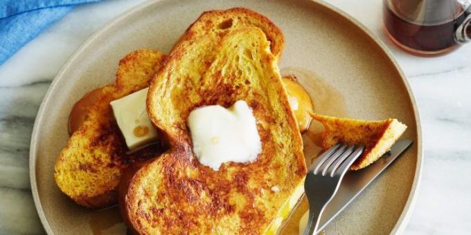 Co vařit k snídani: francouzský toast se skořicí