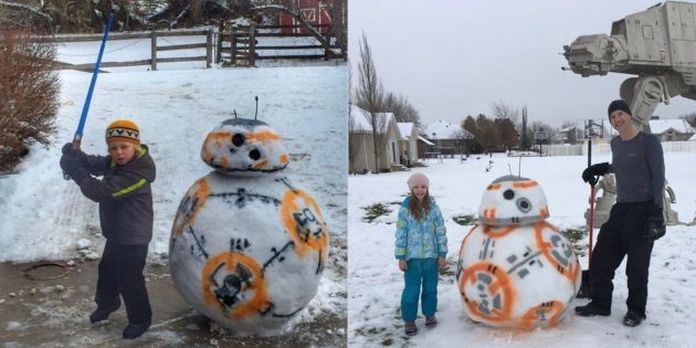 sníh čísla BB-8