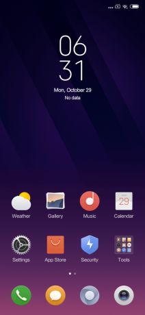 Přehled Xiaomi Mi Mix 3: Rozhraní