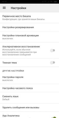 Android-backup aplikace: SMS Backup & Restore