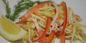 10 zajímavé saláty s krabí tyčinky