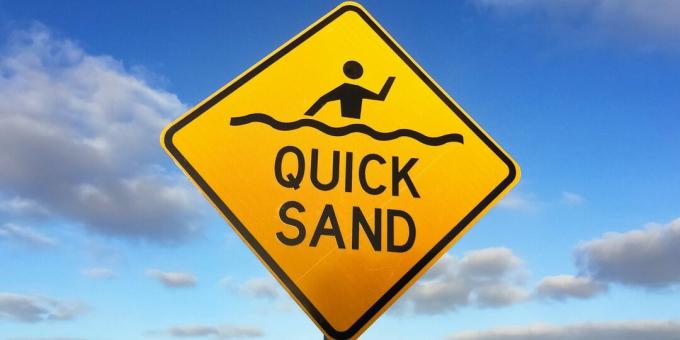 Přežití v divočině: Abyste přežili v tekutém písku, musíte zvětšit svou kontaktní oblast