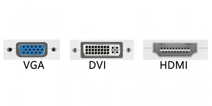 Jak se připojit počítač k televizoru pomocí kabelu: typy portů