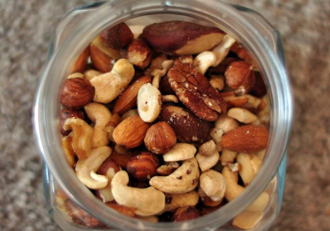 Nejužitečnější zdroje bílkovin: ořechy