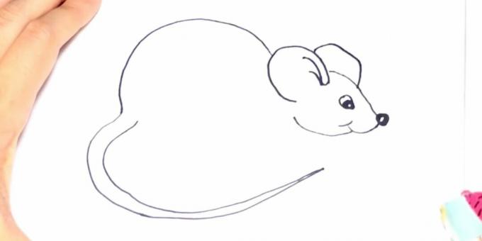 Jak nakreslit krysu: přidat ocas